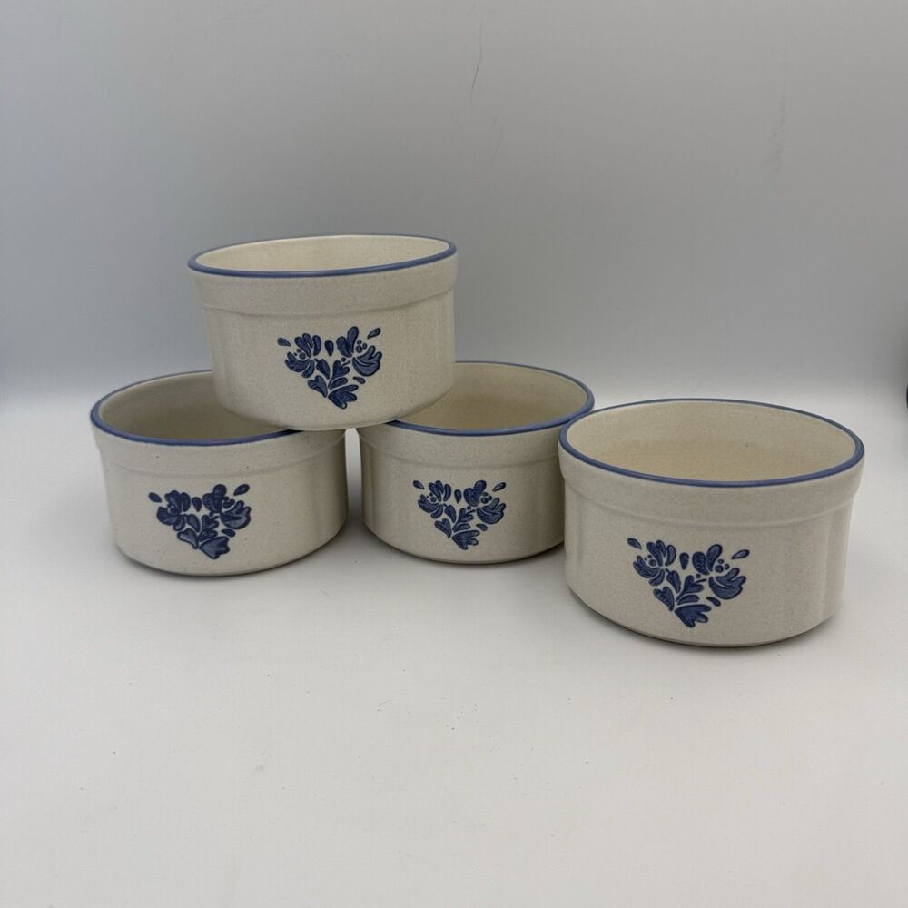 Pfaltzgraff Yorktowne 920 Ramekin Custard Dipper Bowls 3